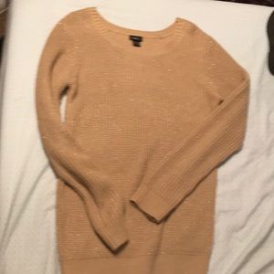 Rue 21 XL sweater beige & sparkly